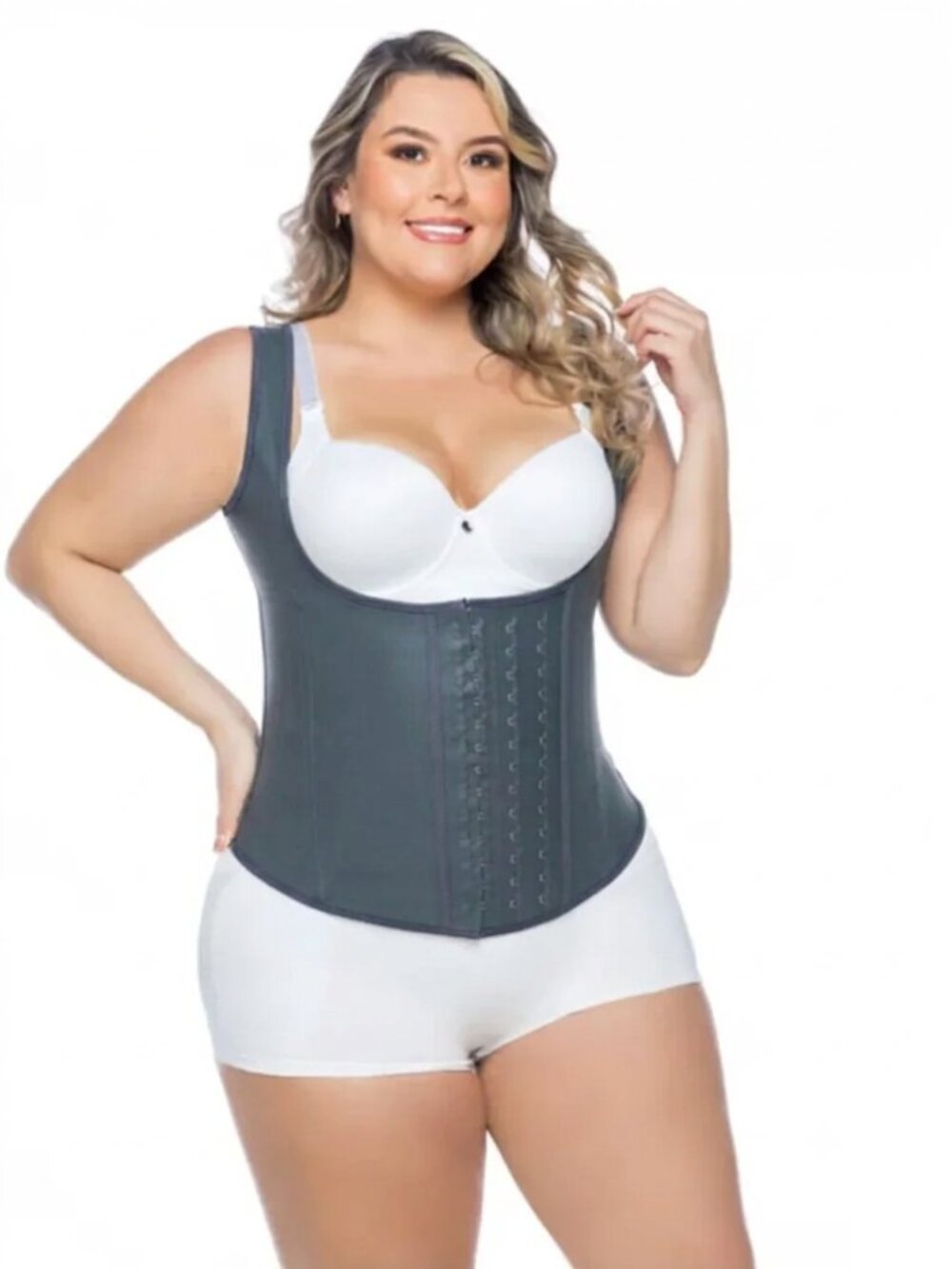 Short Torso Full Back Coverage Waist Trainer - Picture 2 of 9